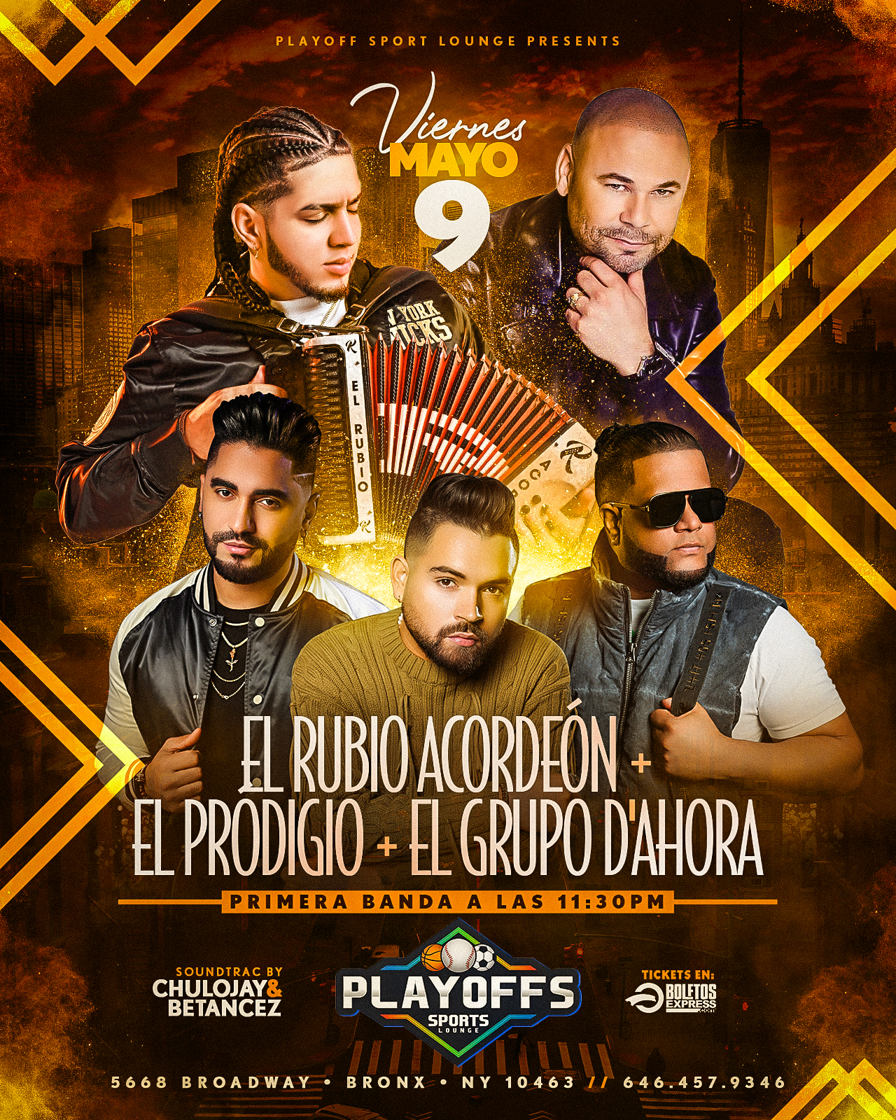 El Prodigio | El Rubio Acordeon y El Grupo D'Ahora en vivo!