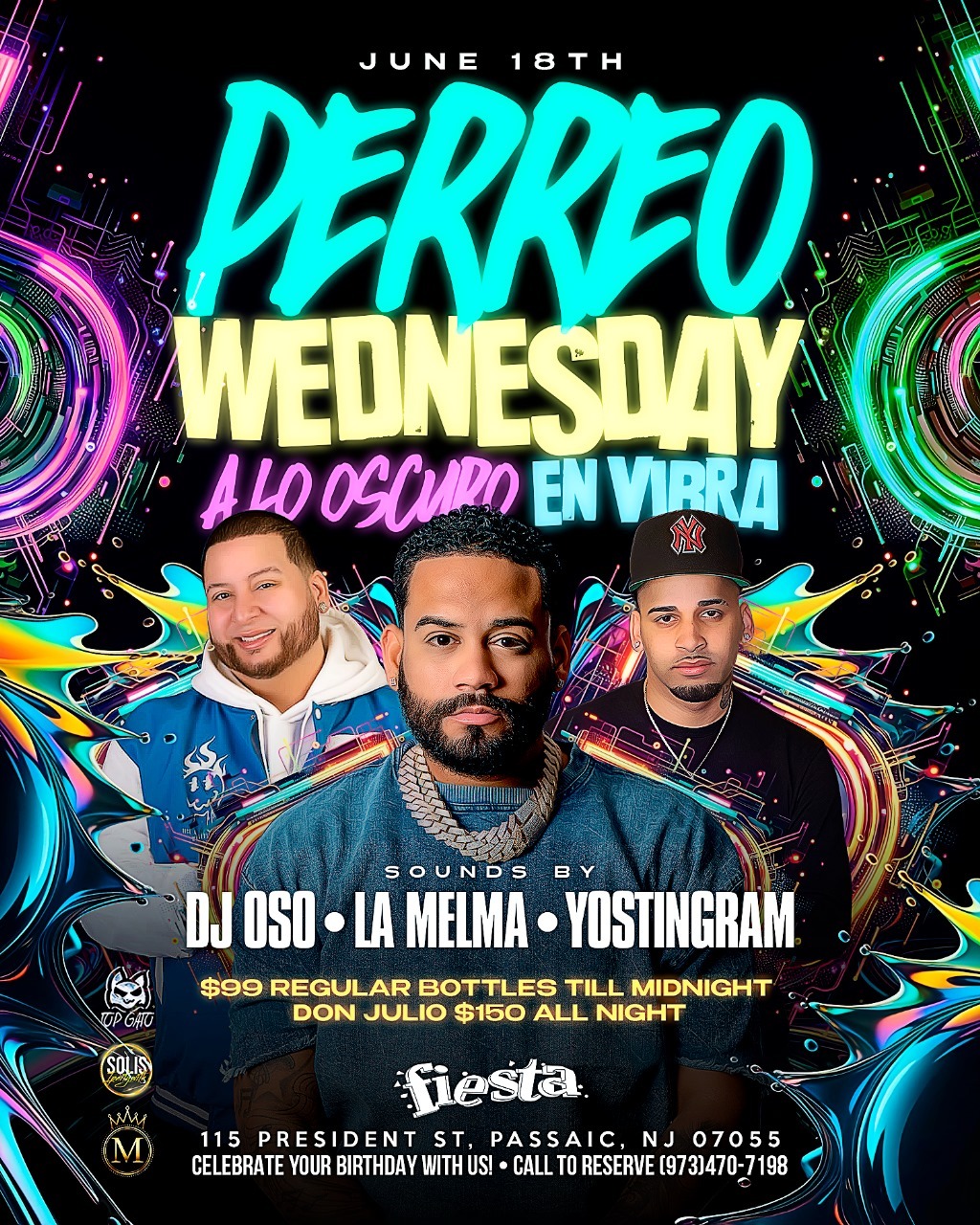 DJ OSO, DJ LA MELMA, DJ YOSTINGRAM