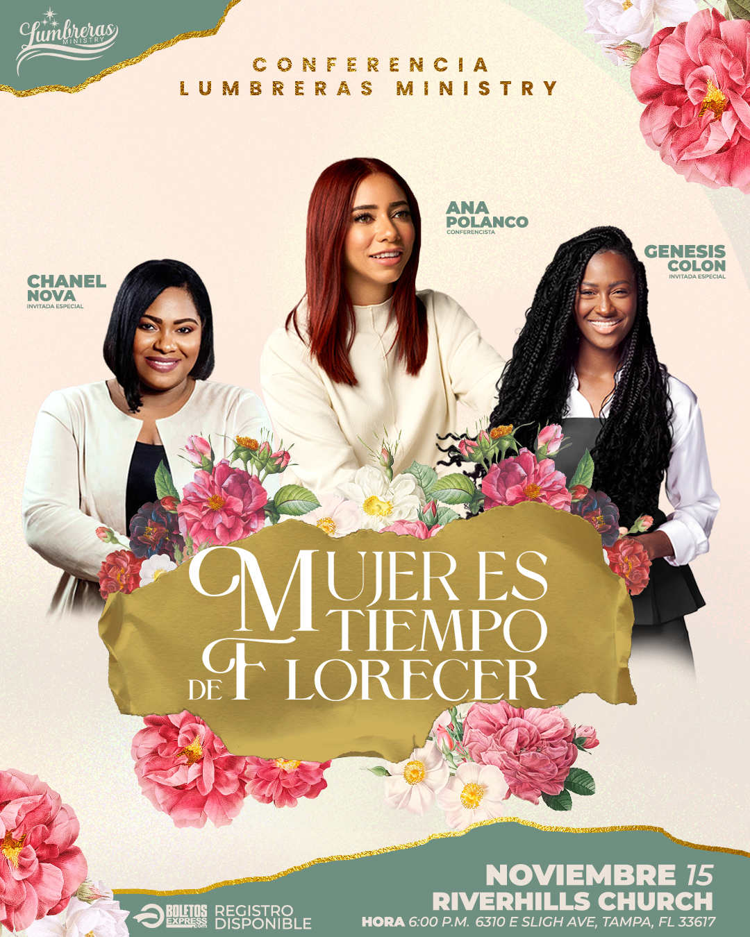 MUJER ES TIEMPO DE FLORECER