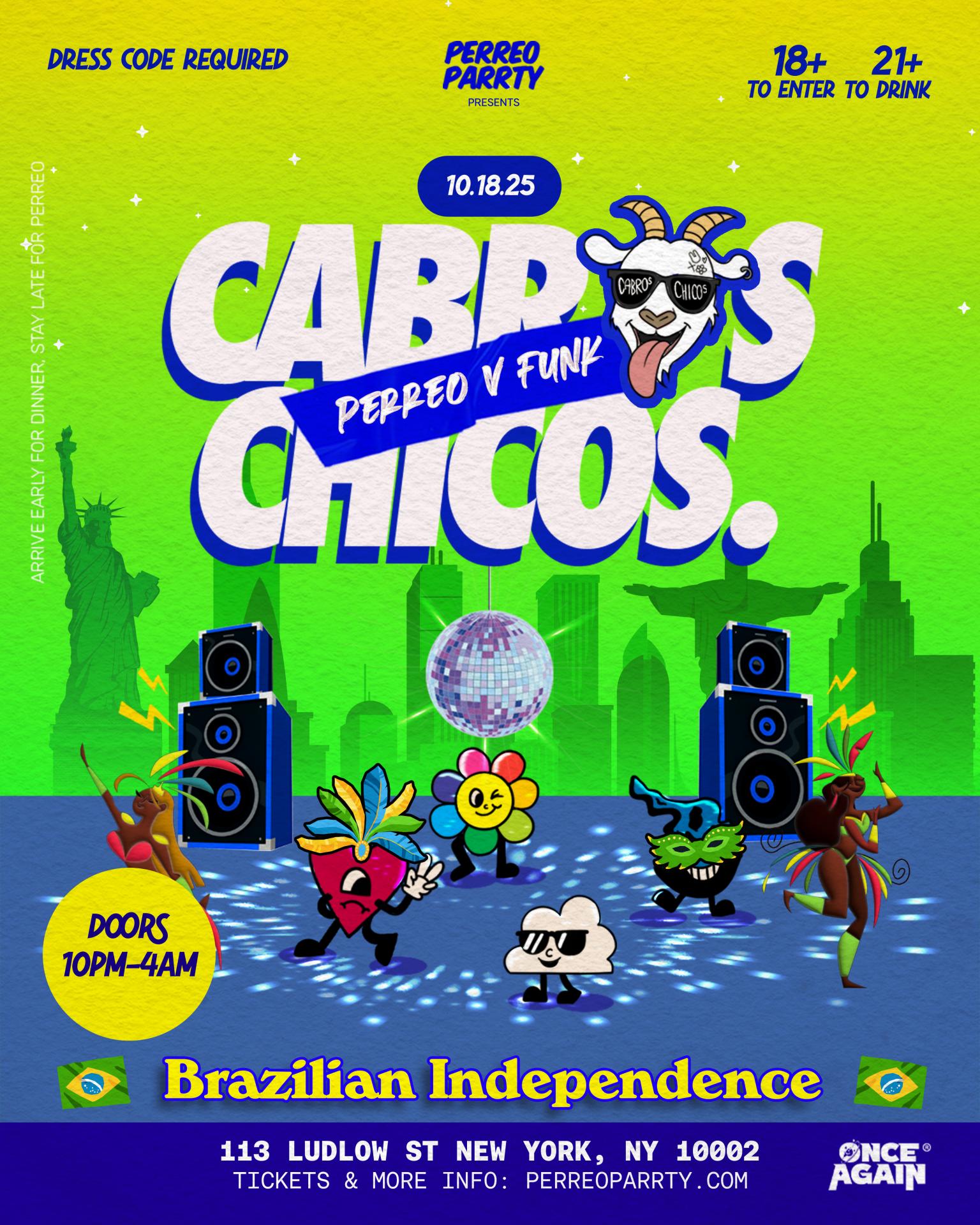 Cabros Chicos - Perreo v Funk | Dance Party in NYC (18+)
