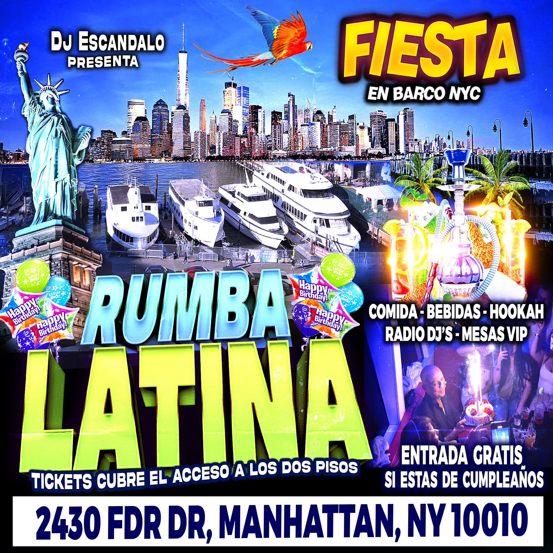 Buy tickets for Fiesta En Barco Nyc Fiesta En Barco Nyc