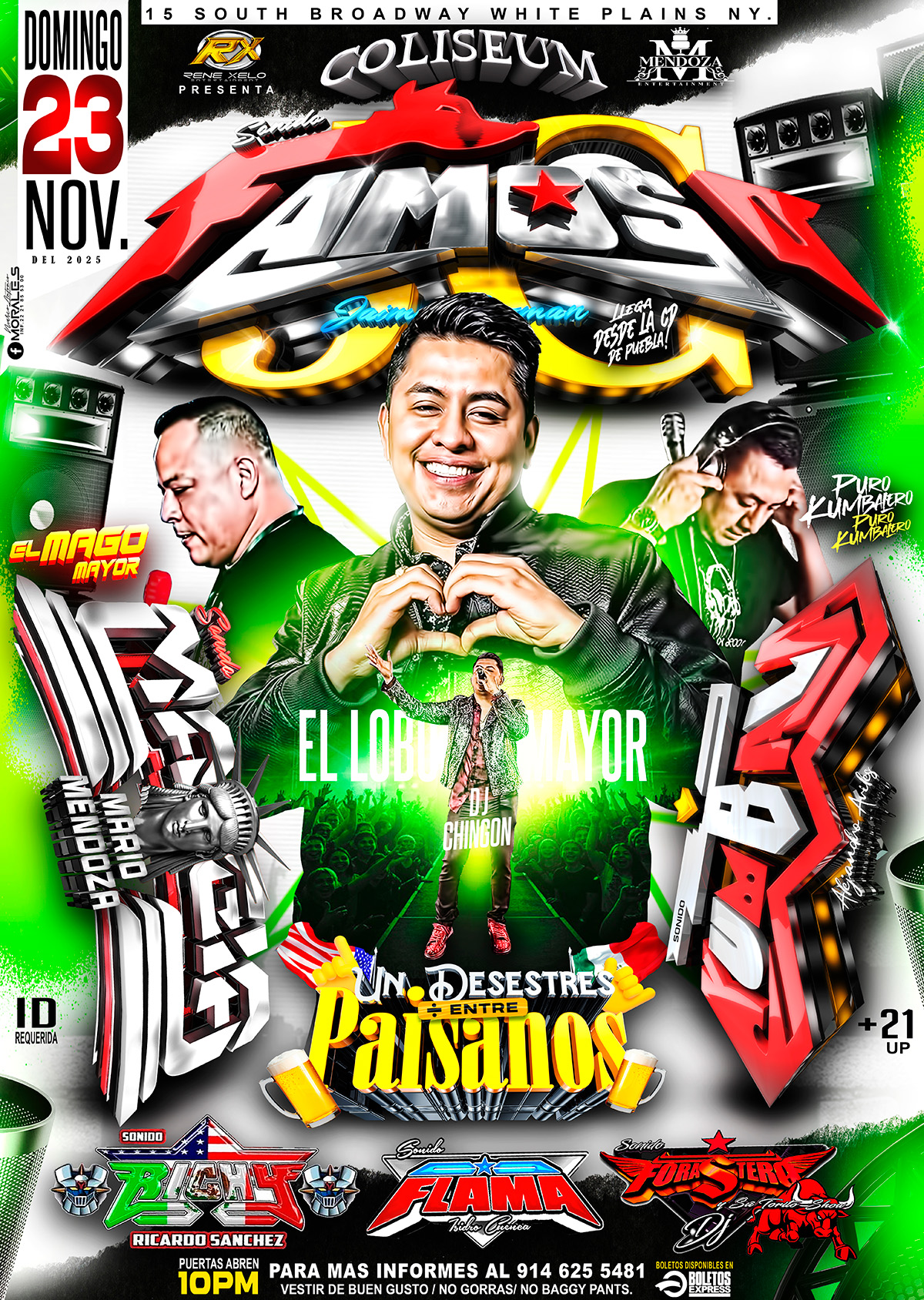 EL LOBO MAYOR - DJ CHINGON | SONIDO MAGIA - MARIO MENDOZA & SONIDO KUMBALA