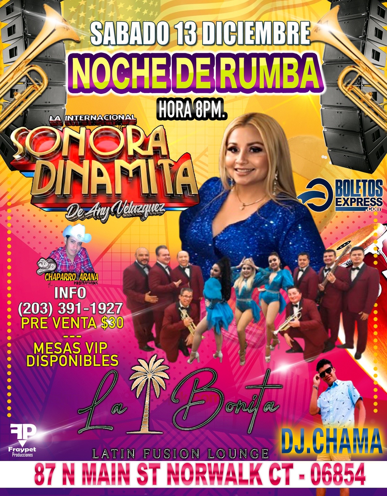 Buy tickets for SONORA DINAMITA DE ANY VELASQUEZ SONORA DINAMITA DE ANY VELASQUEZ