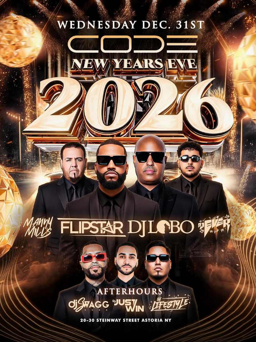 Buy tickets for CODE Astoria New Year’s Eve 2026 – Latin Nightlife Celebration in Queens CODE Astoria New Year’s Eve 2026 – Latin Nightlife Celebration in Queens
