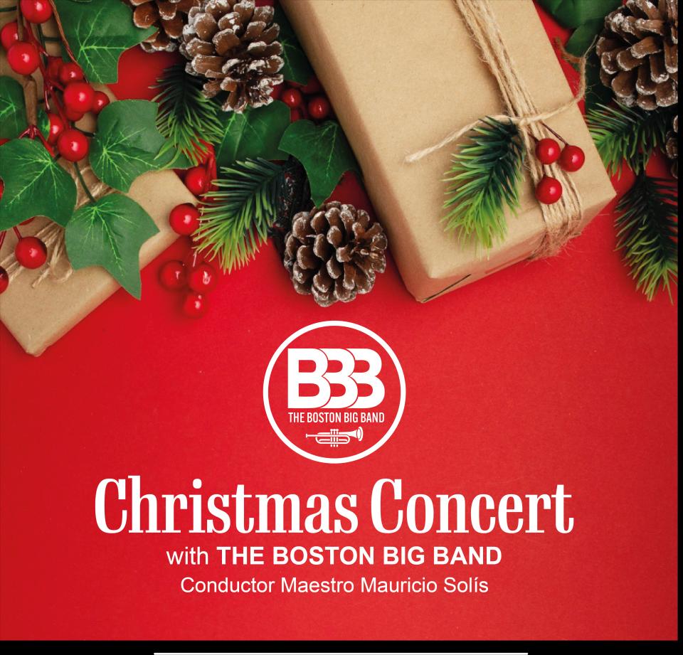 Buy tickets for Christmas Concert with The Boston Big Band Christmas Concert with The Boston Big Band