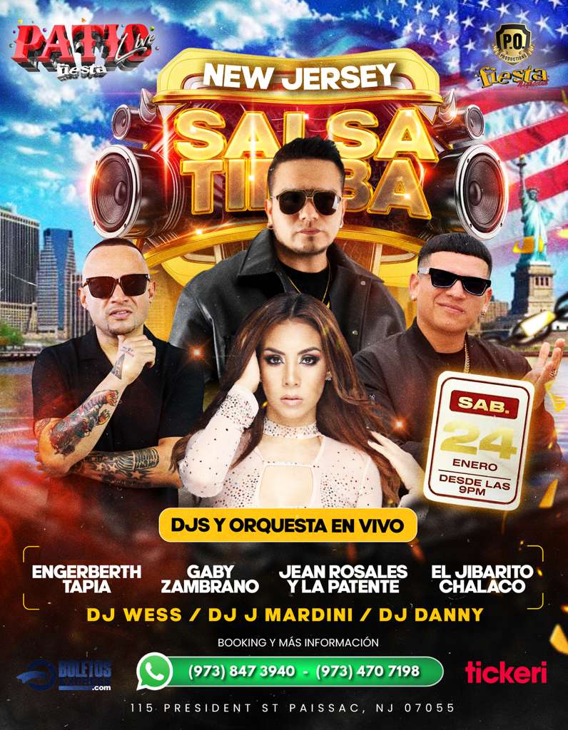 SALSA TIMBA EN NEW JERSEY, DJS Y ORQUESTA EN VIVO