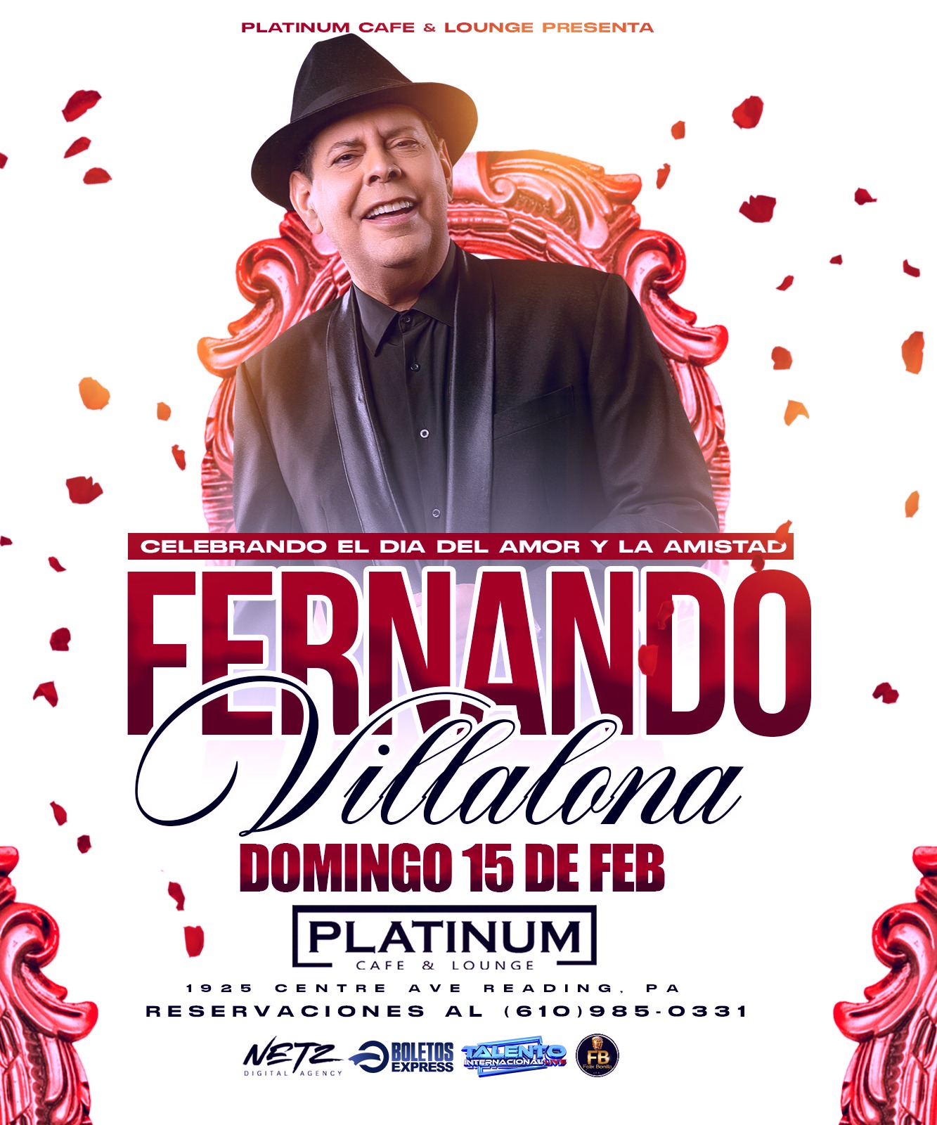 Buy tickets for FERNANDO VILLALONA FERNANDO VILLALONA
