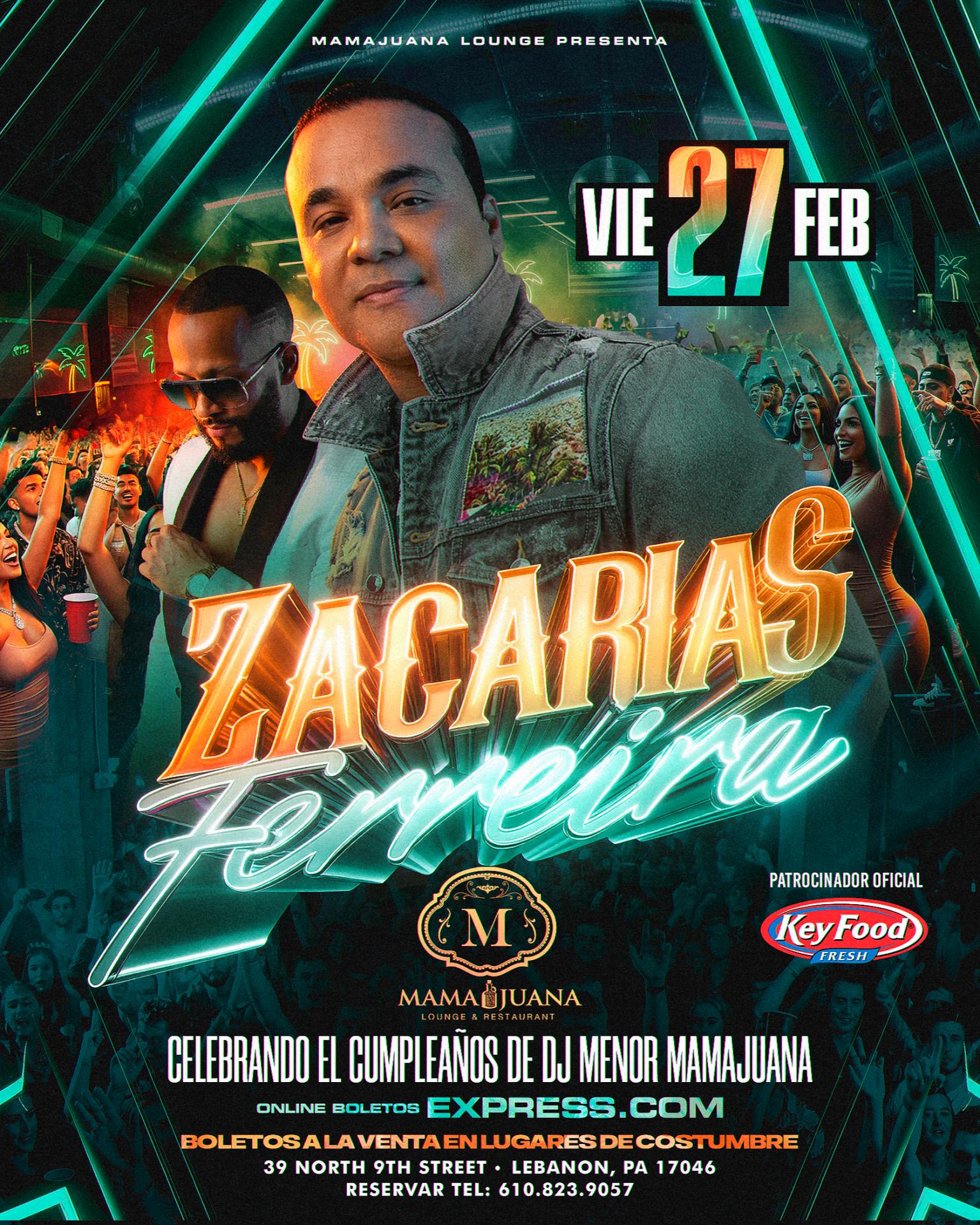 Buy tickets for ZACARIAS FERREIRA ZACARIAS FERREIRA