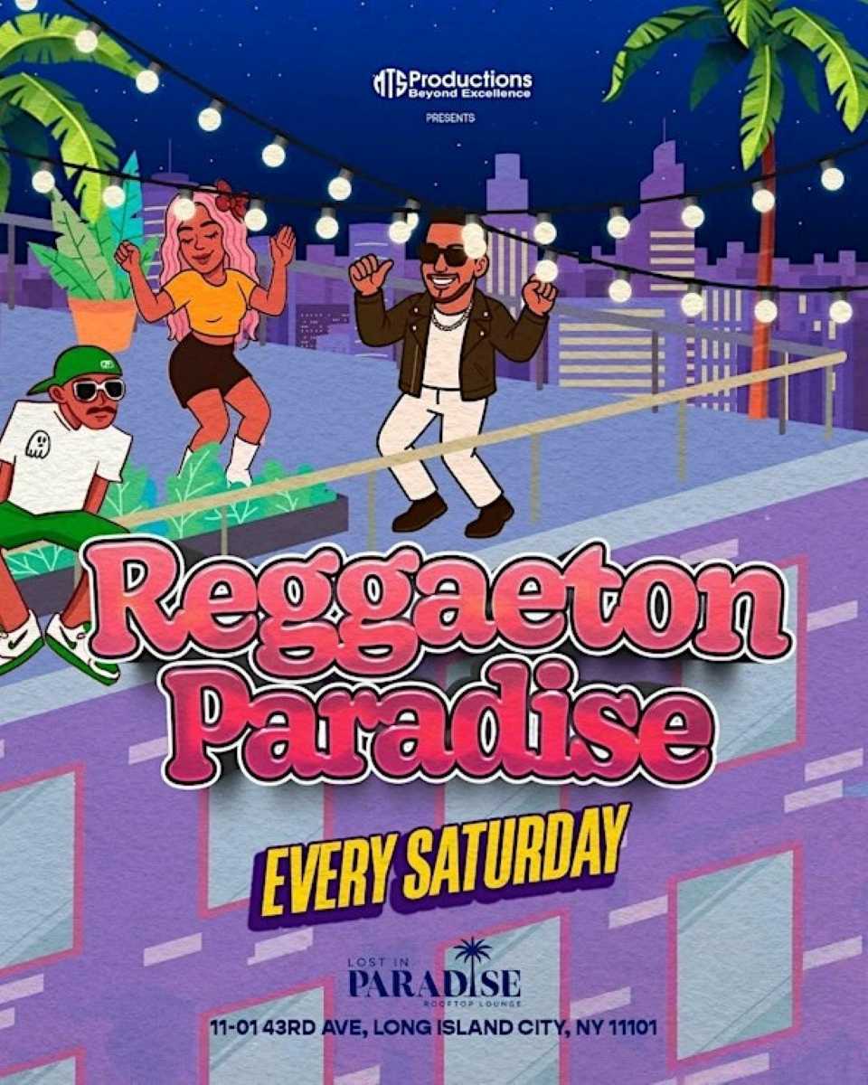 Buy tickets for Reggaeton Paradise Rooftop Party – Lost in Paradise, Queens – Jan 24th Reggaeton Paradise Rooftop Party – Lost in Paradise, Queens – Jan 24th