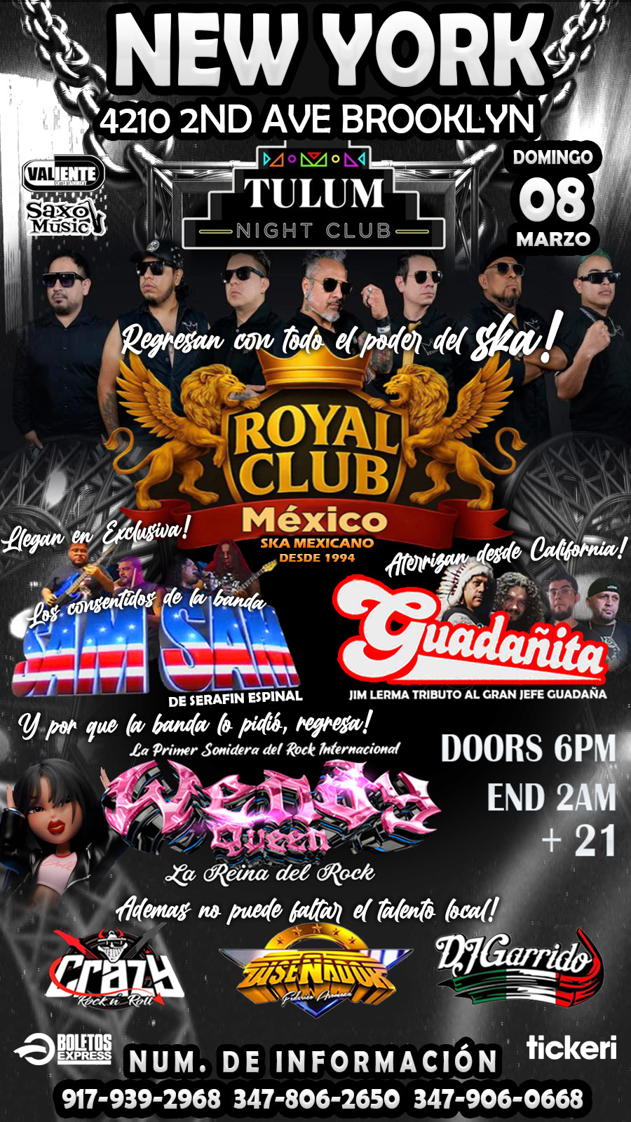 ROYAL CLUB l SAM SAM | SONIDO WENDY QUEEN | EL GUADAÑITA