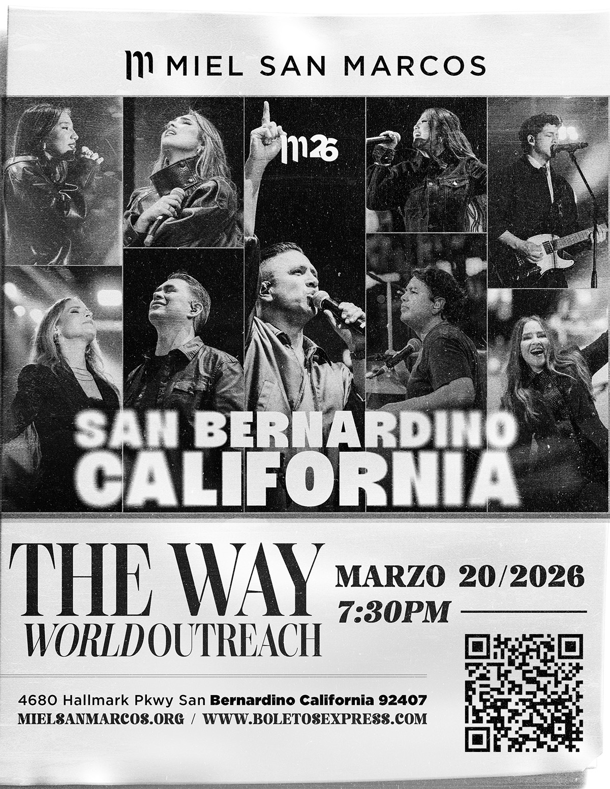 Buy tickets for MIEL SAN MARCOS - SAN BERNARDINO CALIFORNIA MIEL SAN MARCOS - SAN BERNARDINO CALIFORNIA