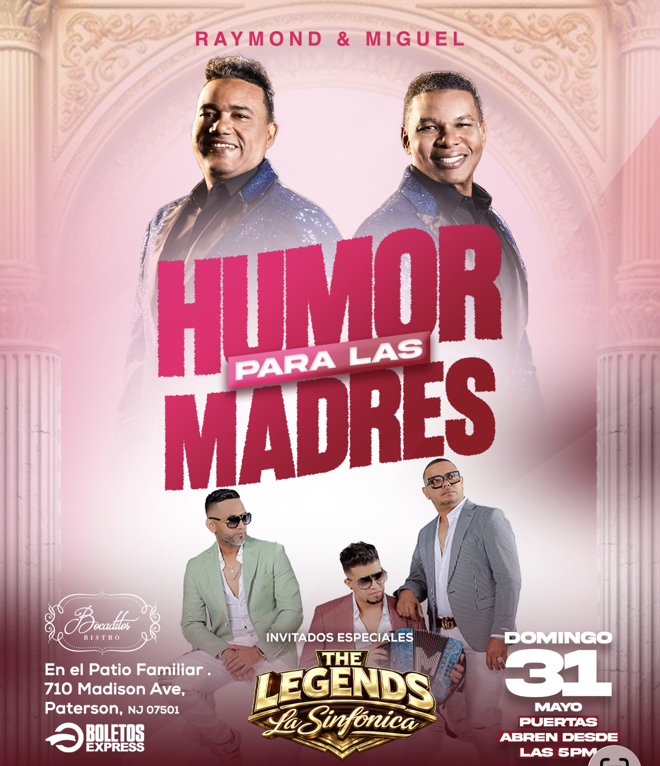 Buy tickets for Raymond & Miguel “Los Reyes Del Humor” Raymond & Miguel “Los Reyes Del Humor”
