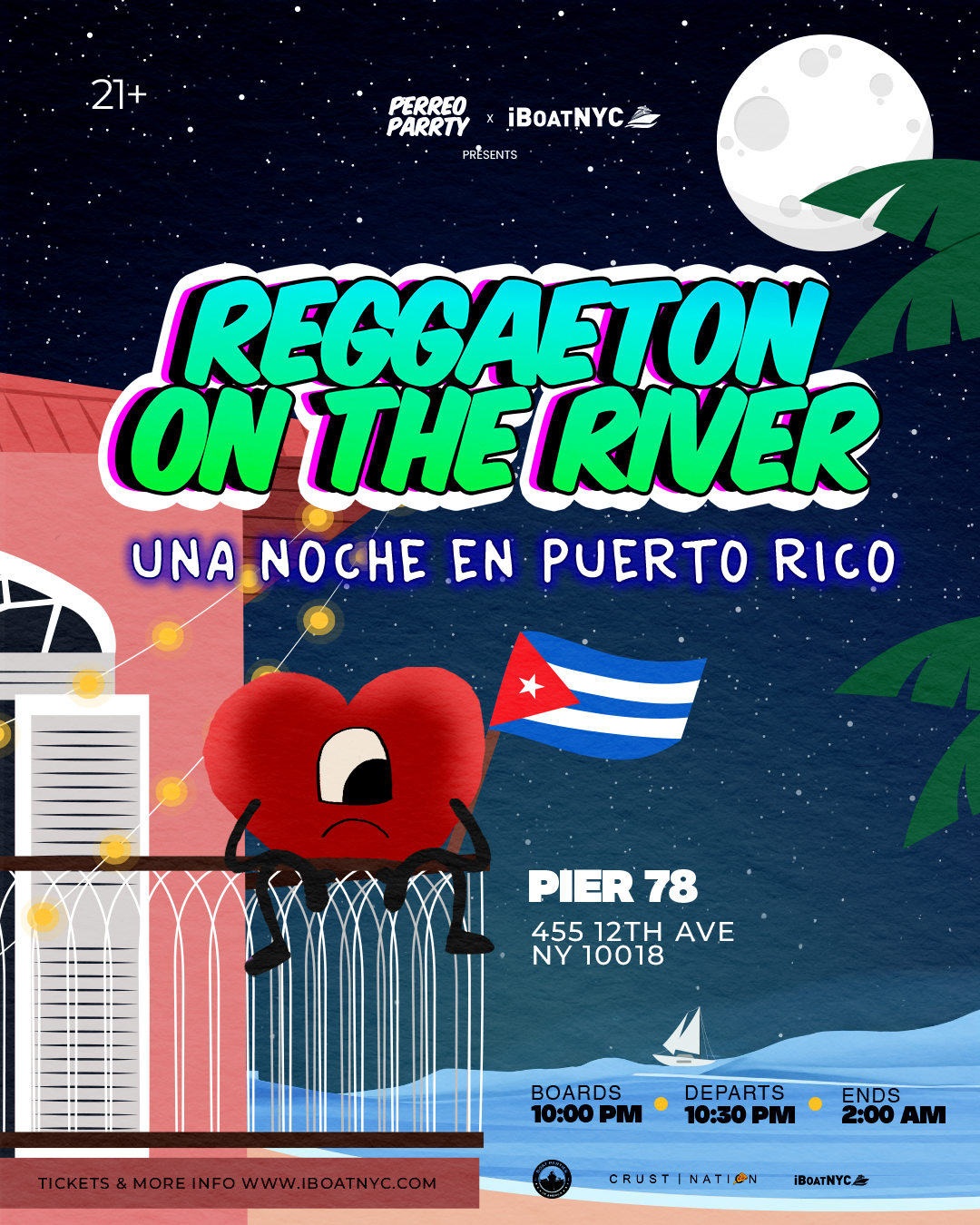 UNA NOCHE EN PUERTO RICO - Puerto Rican Parade Boat Party Cruise