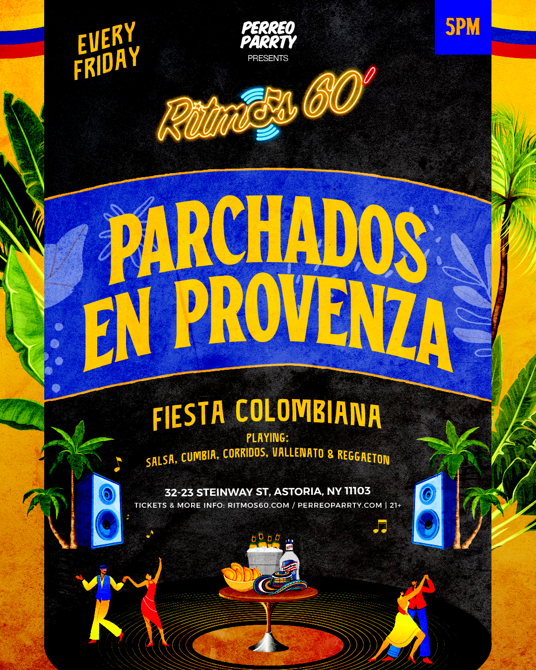 Buy tickets for Ritmos: Parchados En Provenza - Colombian Salsa, Vallenato Reggaeton Party Ritmos: Parchados En Provenza - Colombian Salsa, Vallenato Reggaeton Party