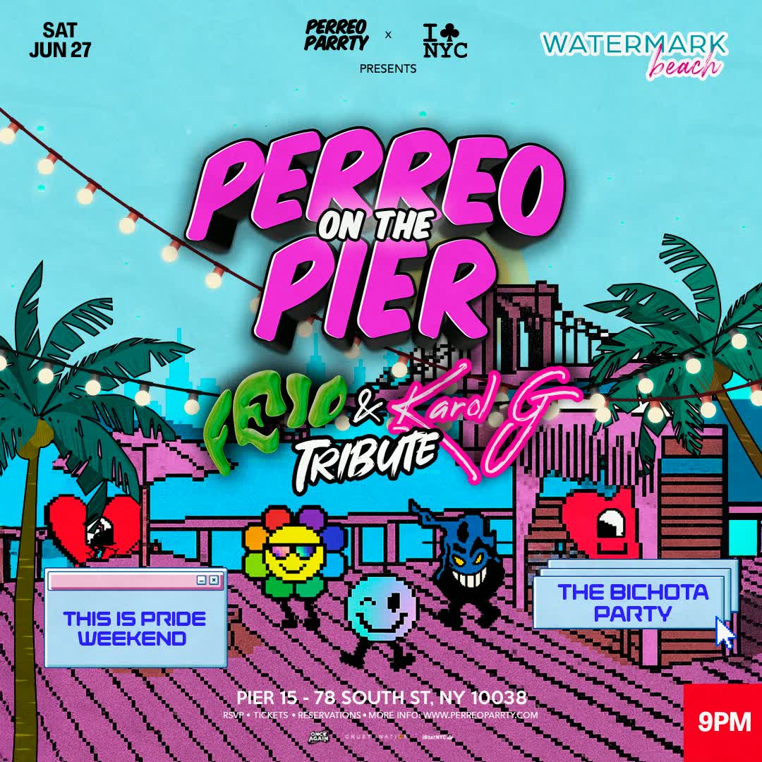 Buy tickets for The Bichota Reggaeton Party - Perreo on the Pier NYC @ Watermark The Bichota Reggaeton Party - Perreo on the Pier NYC @ Watermark